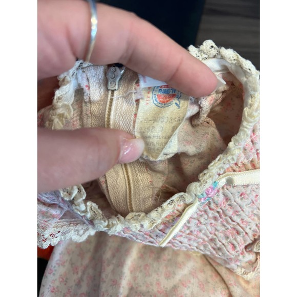 Vintage Sears Baby Floral Dress size (large) 27-32 pounds READ - Picture 6 of 7